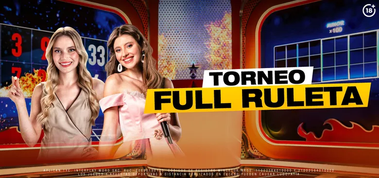 Cartel del Torneo Full Ruleta del casino en vivo